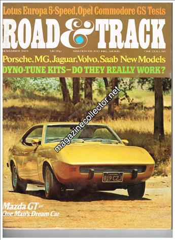 Road & Track (United States) November 1973 (Volume 25 No. 3